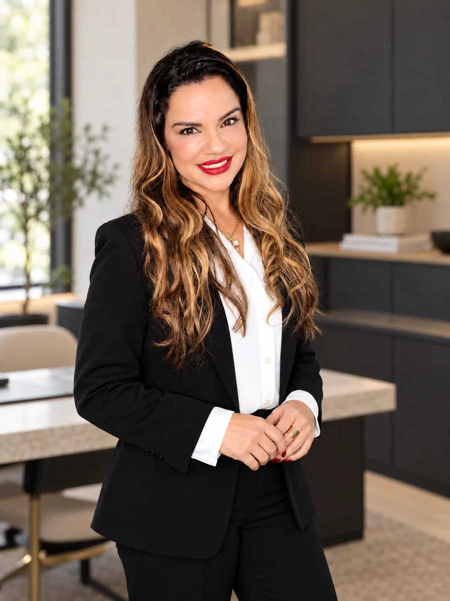 Simone Sonego em cenário de consultório — imagem editada com IA